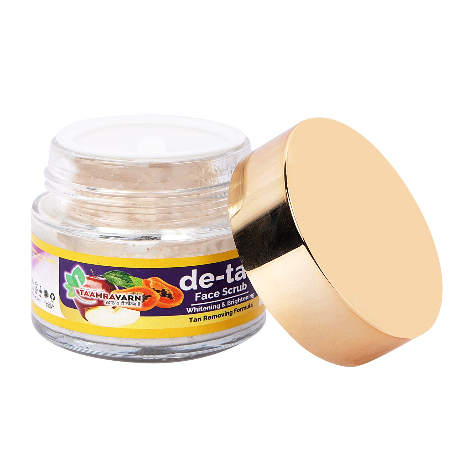 Taamravarn De-Tan Scrub – Ayurvedic Exfoliator for Glowing, Even-Toned Skin (300gm)