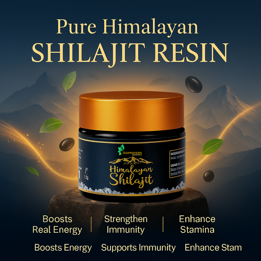 Himalayan Shilajit Resin – Pure Vitality & Energy Booster | Taamravarn (15gm)