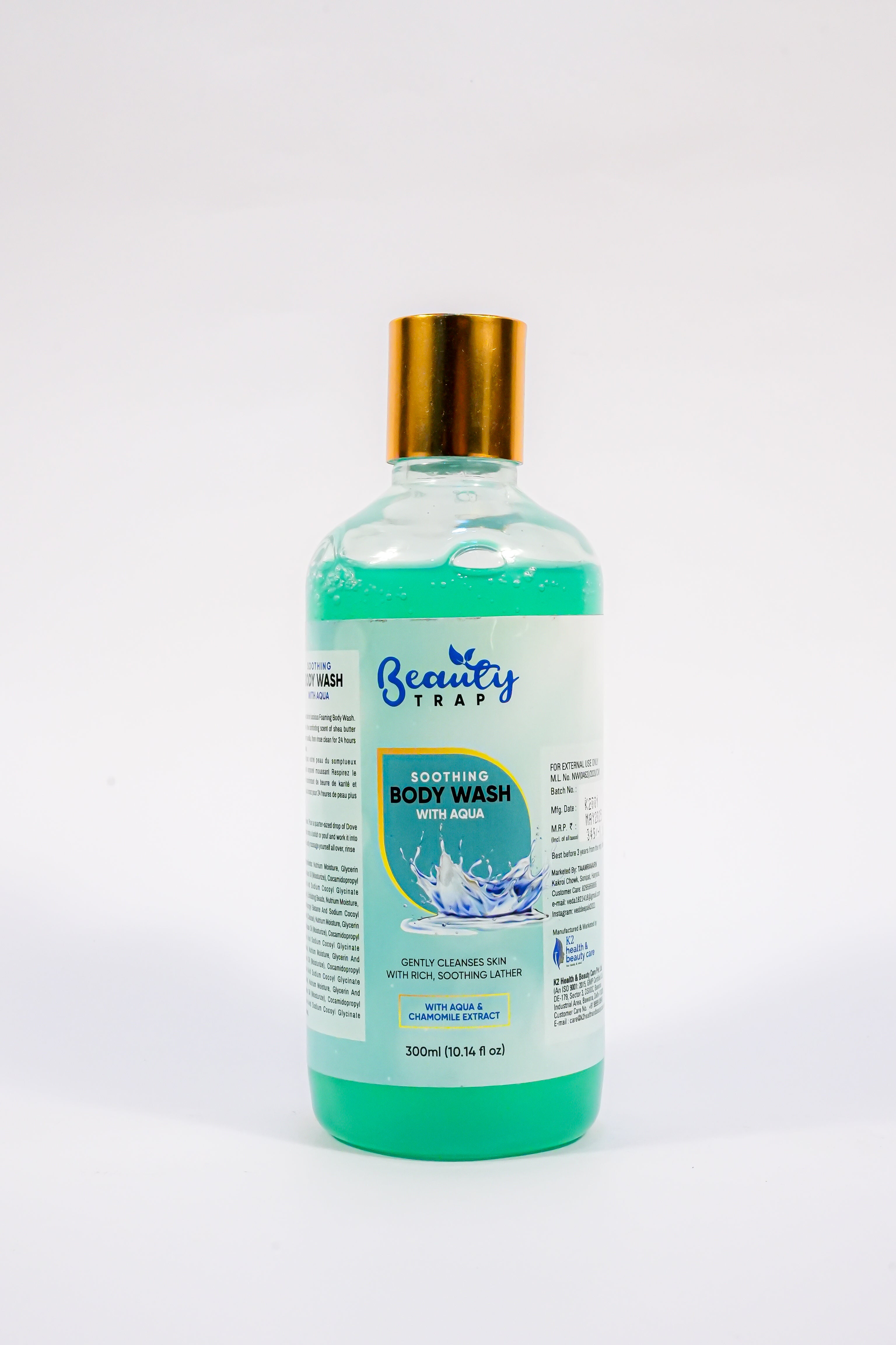 Taamravarn Aqua Body Wash – Hydrating Cleanser with Cool Aquatic Freshness (300ml)