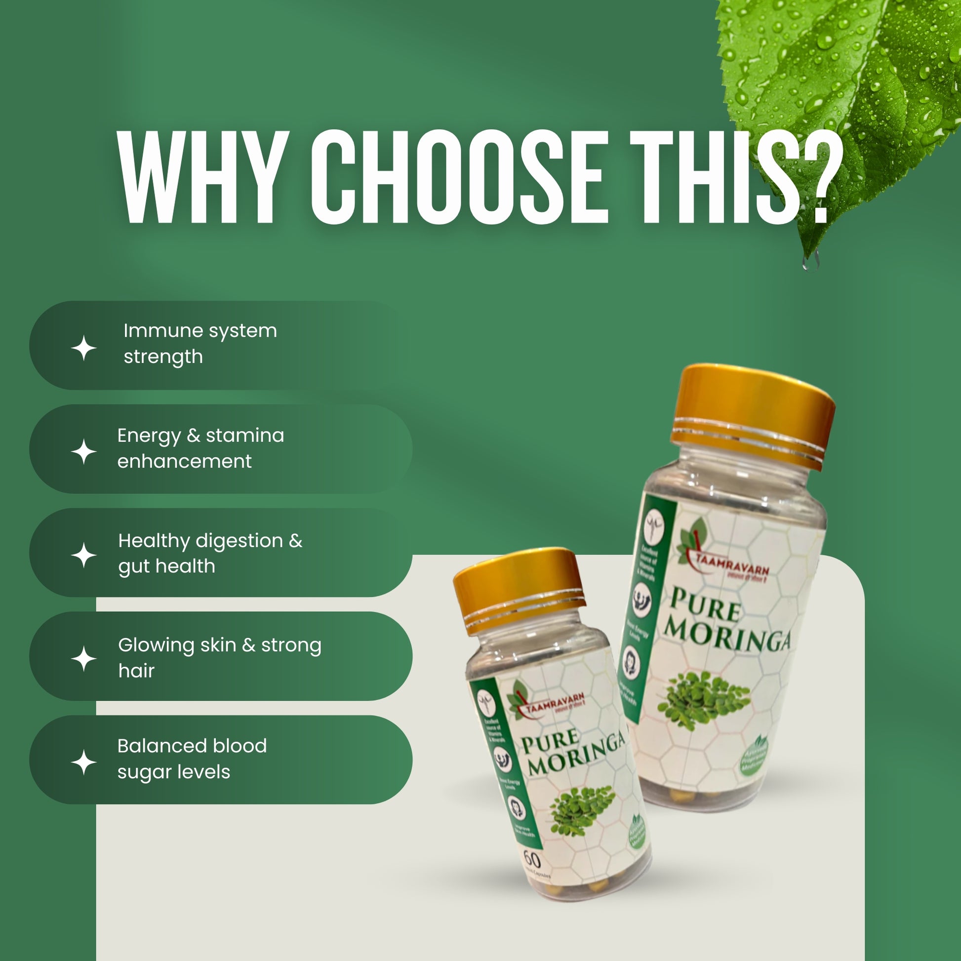 benefits of moringa leaf capsules