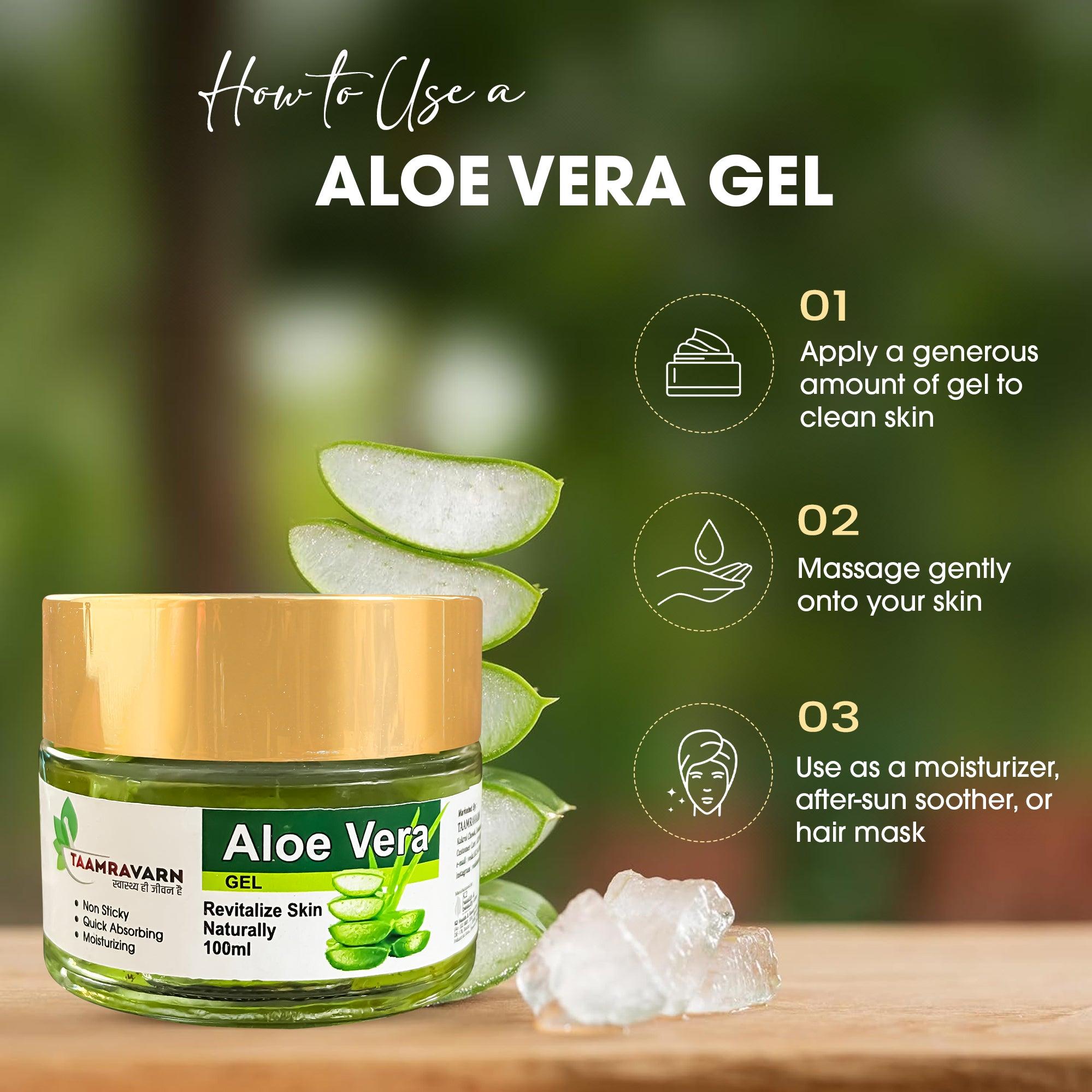 Aloe Vera Gel for Radiant Skin