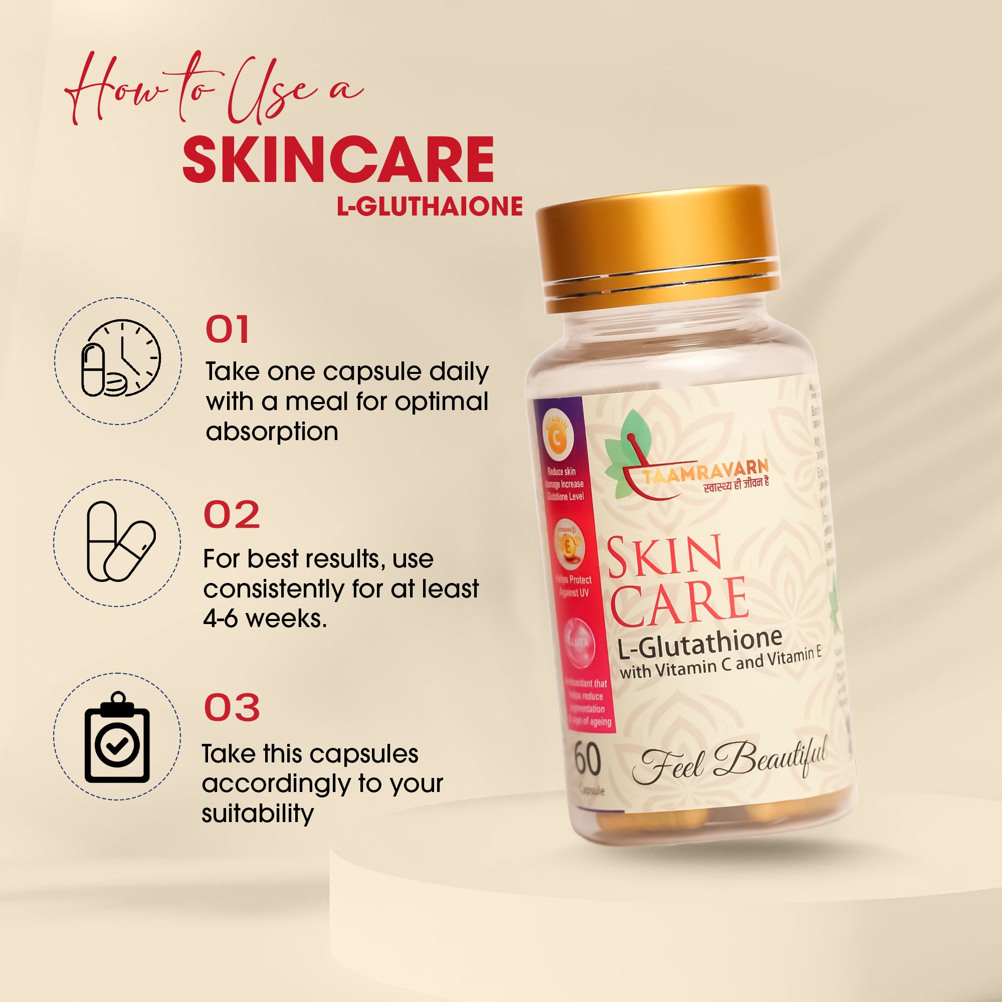 Skincare L-Gluthaione Capsules
