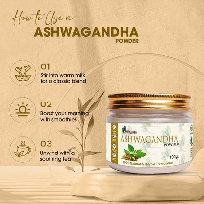 Taamravarn’s Ashwagandha Powder – The Ultimate Ayurvedic Stress Reliever