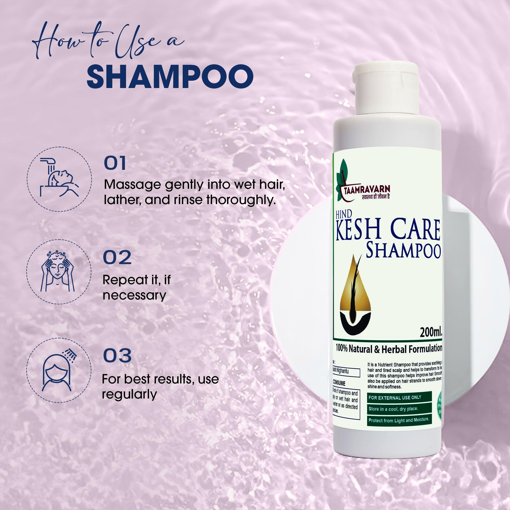 Taamravarn Hind Kesh Care Shampoo - Ayurvedic Hair Revitalizer