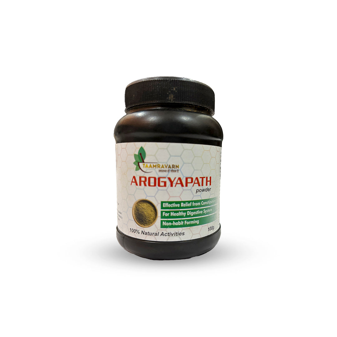 Taamravarn’s Arogyapath Powder – Natural Relief for Constipation and Digestive Health