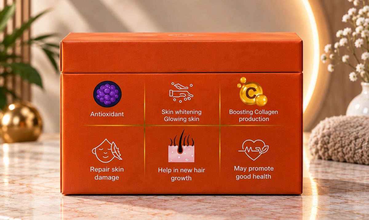 Taamravarn Skin Diamond – Korean Beauty Formula with Collagen, Vitamin C & L-Glutathione